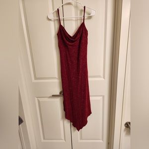 Ruby Rox Women’s Red Sparkly Formal Dress Size Medium